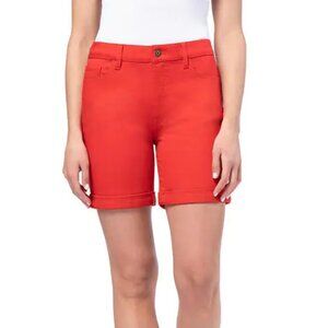 NEW Parasuco Knit Denim Shorts | Red